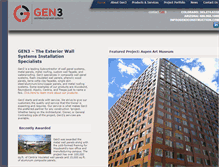 Tablet Screenshot of gen3construction.com